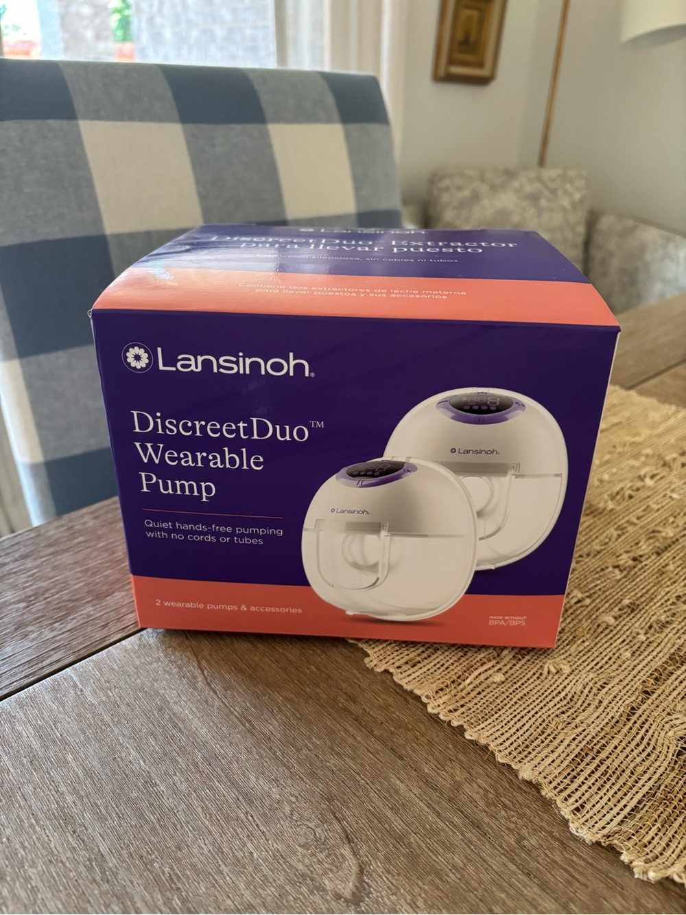 Lansinoh Discreet Duo Wearable Breast Pump Hands Free